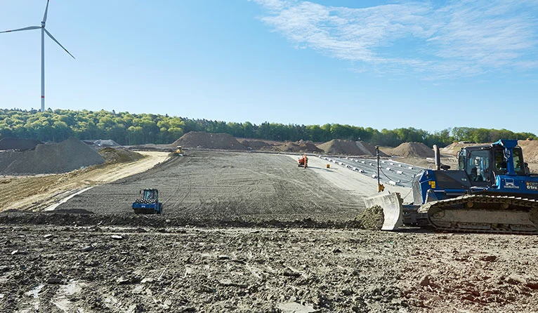Old on new = old landfill on new landfill Landfill on landfill for existing landfill site